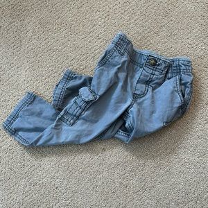 Carters size 2T, Gently Used, Grey-Easy up-pants